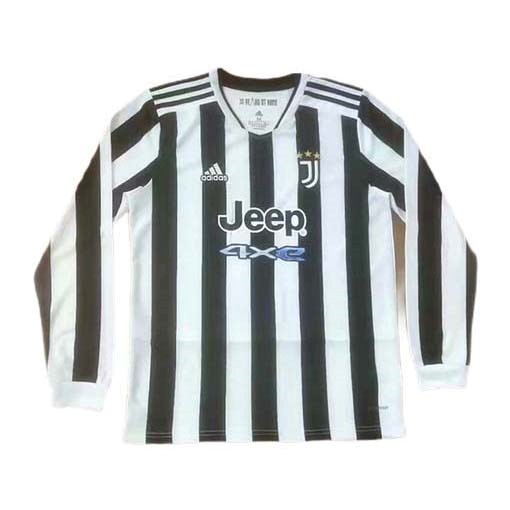 Tailandia Camiseta Juventus 1ª ML 2021 2022 Blanco